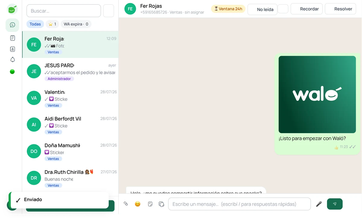 Conversación en Waló
